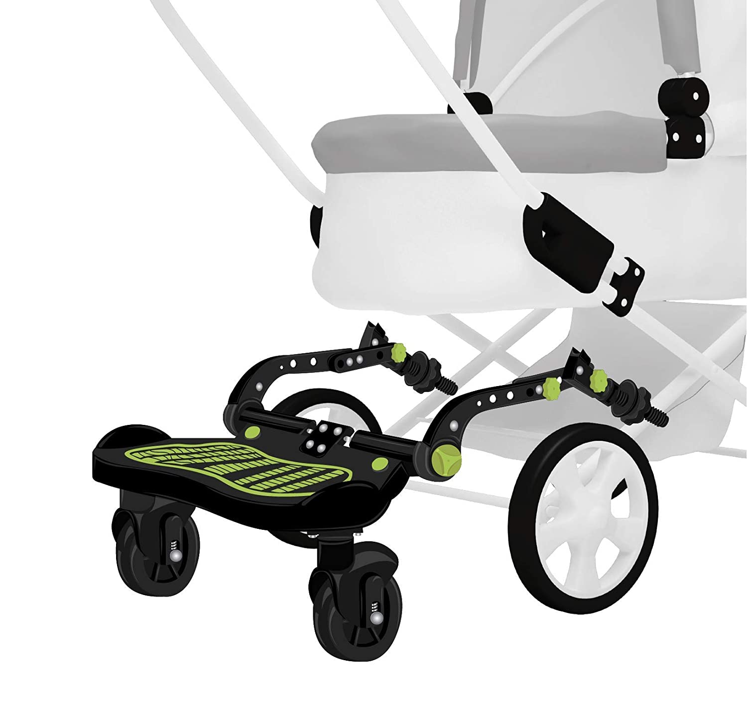 Photo 1 of Stroller Glider Board  ARideAlong Stroller Accessory  Holds Kids Up To 70 LBS  Fits 95 of Stroller Models  Universal Latching System Allows the Glide Board to Connect on Strollers in Minutes