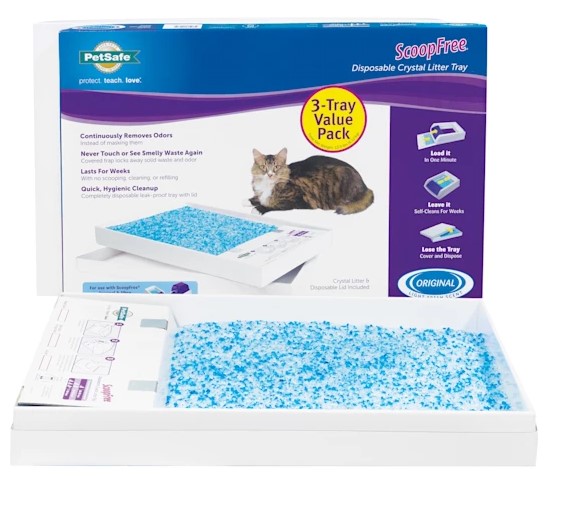 Photo 1 of ScoopFree by PetSafe Pack 3 Blue Crystal Litter Tray Refills