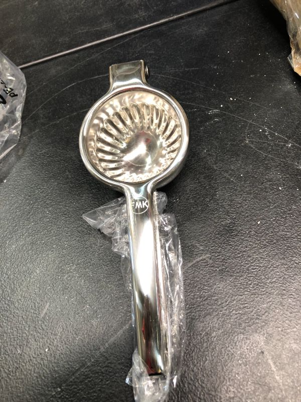 Photo 2 of Lemon Squeezer Stainless Steel with Premium Quality Heavy Duty Solid Metal Squeezer Bowl  Large Manual Citrus Press Juicer and Lime Squeezer Stainless Steel