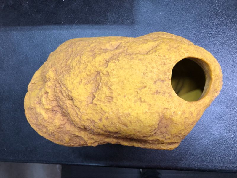 Photo 3 of REPTIZOO Reptile Hide Cave Snake Cave and Hides 3in1 Magnetic Attraction Cave for Snake Ball Python Geckos Reptiles