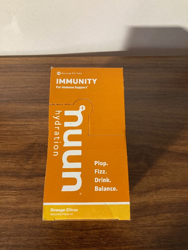 Photo 1 of 0821 Nuun Citrus Orange Immunity Box 8 Count 19 Ounce