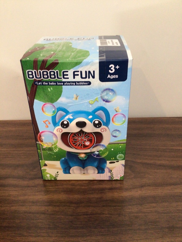 Photo 1 of Bubble Machine for Kids Automatic Bubble Maker Machine Toy for Boy Girl Toddlers Portable Dog Bubble Blower Easy to Use for Parties Baby Showers IndoorOutdoors Activities