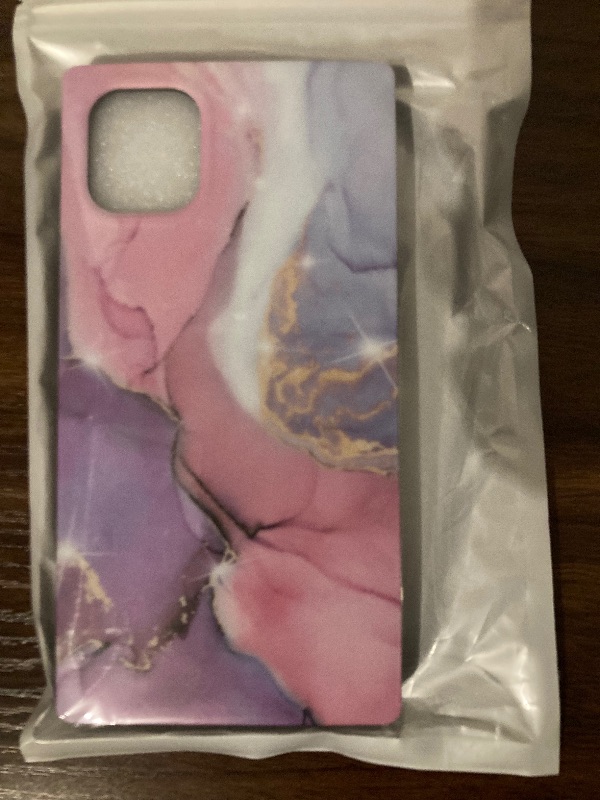 Photo 1 of Compatible with iPhone 11 Case Gold Sparkle Glitter Marble Slim Shockproof Flexible Bumper TPU Soft Case Rubber Silicone Cover Phone Case for iPhone 11 2019 61 inch  Pink Purple