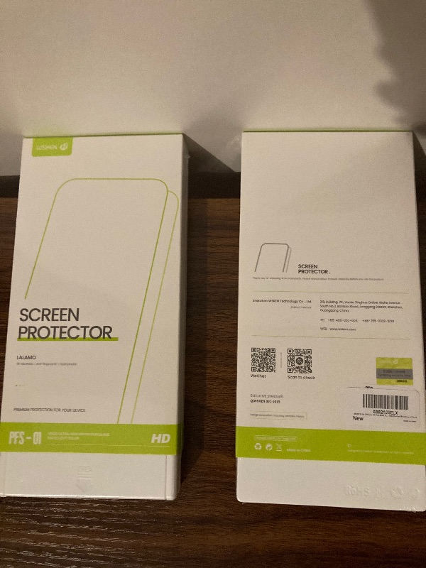 Photo 1 of 2 Pack WSKEN for iPhone 12 Pro Max 67 inch 5G Screen ProtectorAntiReflective Diamonds Hard HD Tempered Glass Film Set