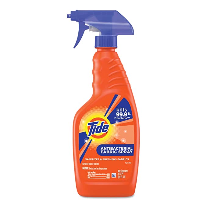 Photo 1 of 2PC LOT
Amazon Brand  Solimo Liquid Hand Soap Refill

Procter  Gamble Tide Antibacterial Fabric Spray 22 oz 22 Fl Oz Pack of 1 Red