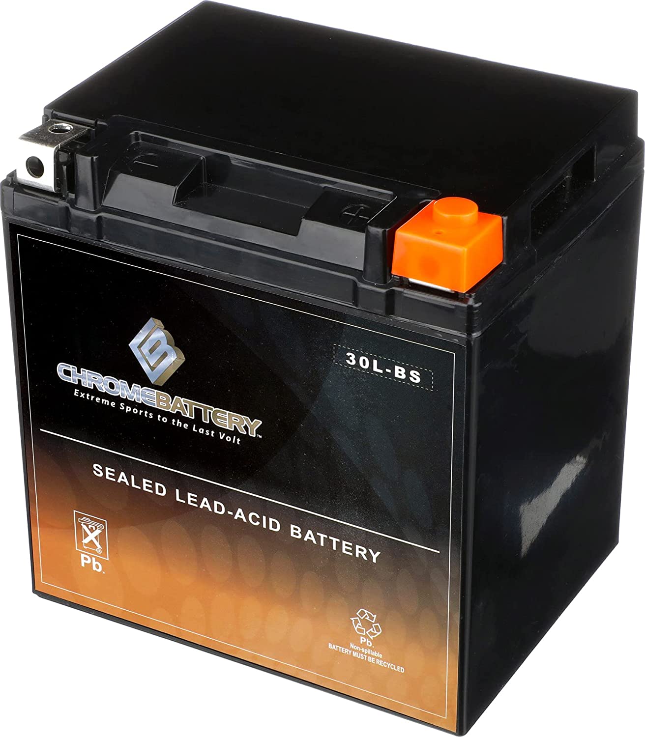 Photo 1 of Chrome Battery YTX30LBS High Performance  Maintenance Free  Sealed AGM Motorcycle Battery