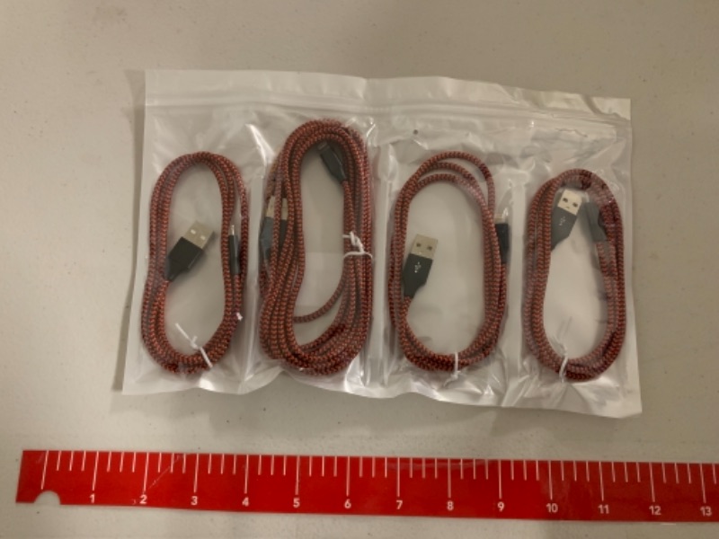 Photo 1 of 4 Pack I Charging Cords I 3ft I 3ft I 3ft I 9ft