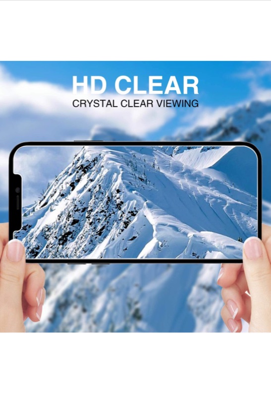 Photo 1 of 3 Pack MMY Compatible with iPhone 12 Screen Protector iPhone 12 Pro Screen Protector 61 Inch 5G  1 Pack for iPhone 12 CaseiPhone 12 Pro Case Tempered Glass  Clear