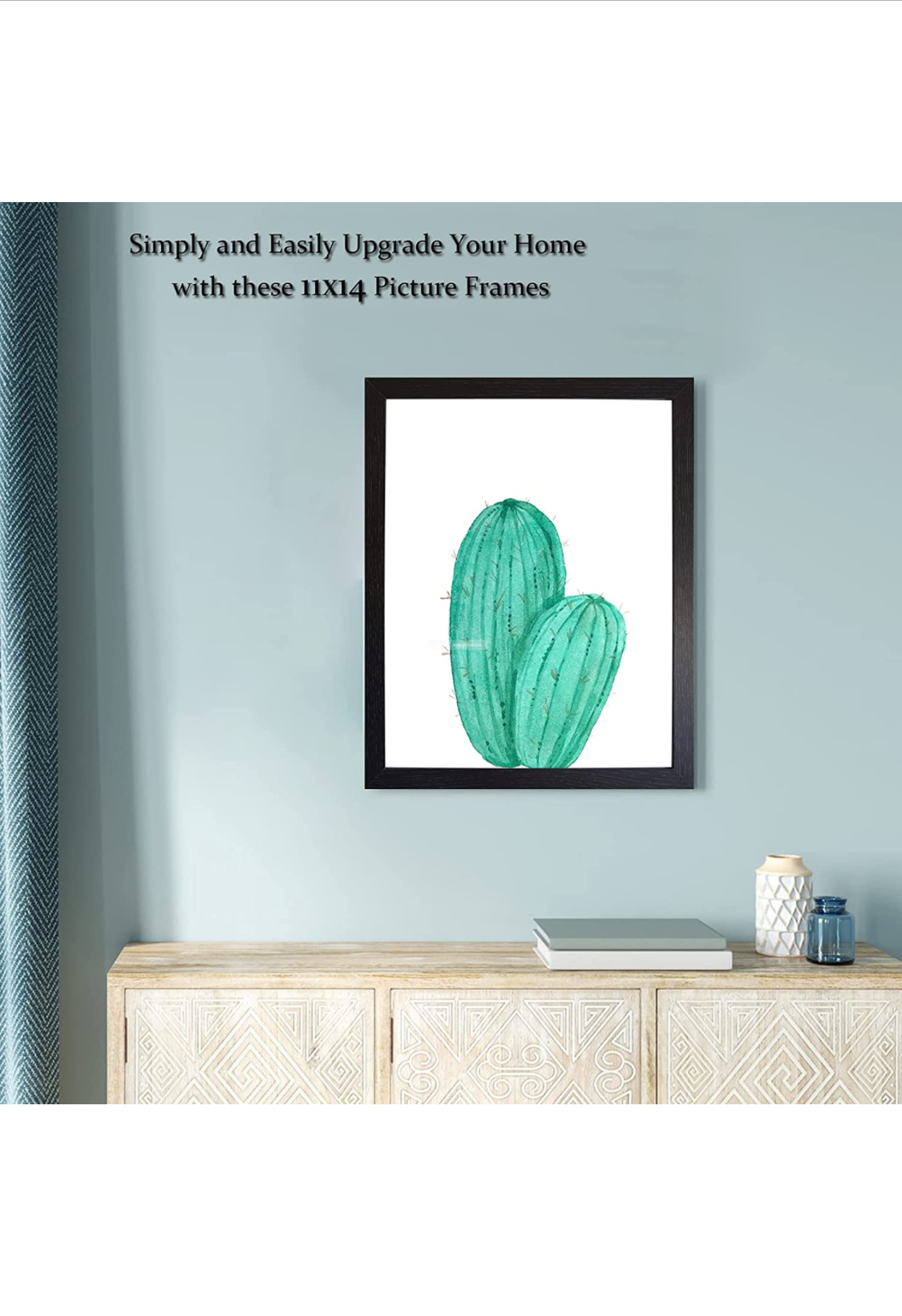 Photo 1 of 11x14 Frame Distressed Farmhouse 3 Colors  Display Pictures 8x10 with Mat or 11x14 Without Mat Wall Mounting  Pack of 3