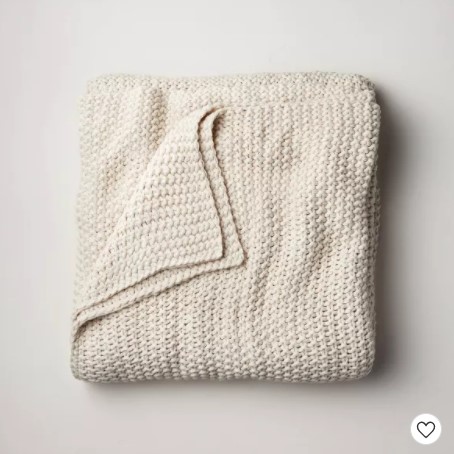 Photo 1 of Chunky Knit Bed Blanket  Casaluna