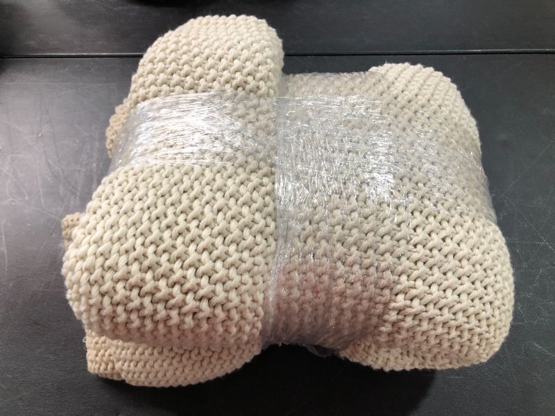 Photo 2 of Chunky Knit Bed Blanket  Casaluna