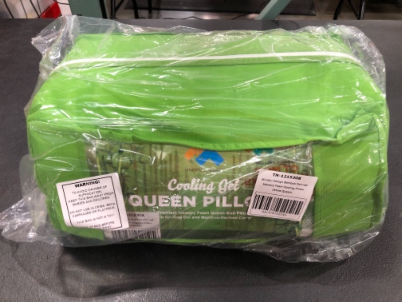 Photo 2 of Mindful Design Firm Memory Foam Pillow  Bamboo Derived Cover w Cooling Gel