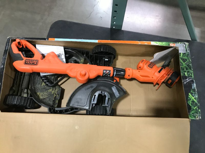 Photo 2 of BLACKDECKER 120V 65 Amp Compact 12 in Corded 3in1 Lawn Mower
