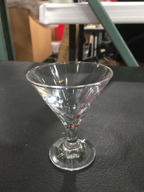 Photo 2 of Get SW14301CL 3 oz San Plastic Martini Glass 2 Dozen