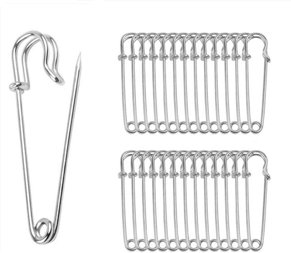 Photo 1 of ReachTop Pack of 30 Large Safety Pins 276 Heavy Duty Blanket Pins Bulk Steel Spring Lock Pins Fasteners for Blankets Crafts Skirts Kilts Brooch Making