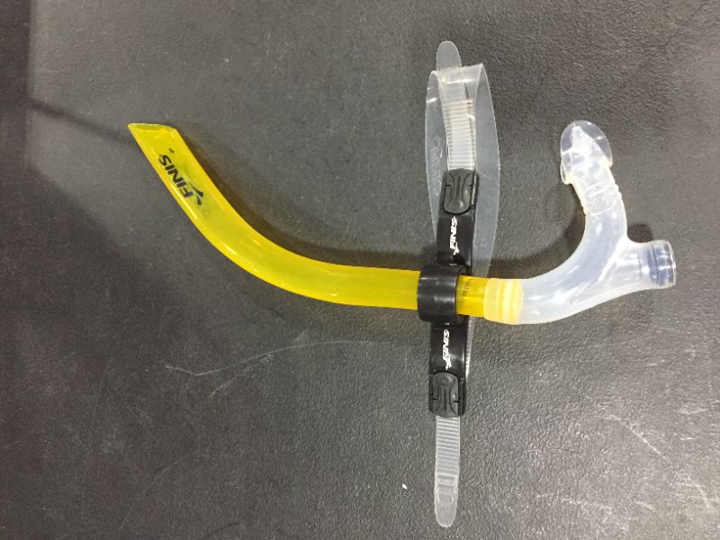 Photo 2 of FINIS Original SwimmerS Snorkel Yellow Adult