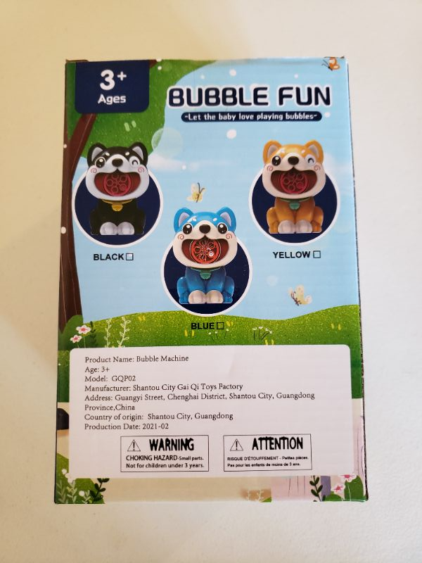Photo 1 of Bubble Fun Bubble Making Machine Ages 3
