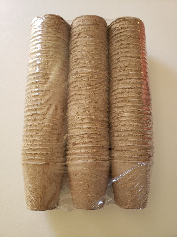 Photo 1 of 100 Pack 315 Inch Round Pea Pots for Vegatables