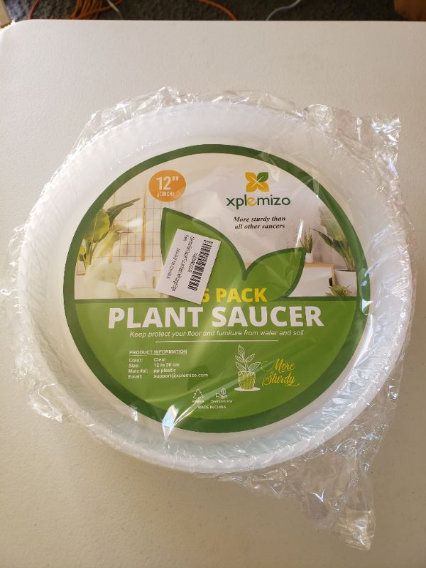 Photo 1 of 12 Inch Plant Saucer Pack of 6