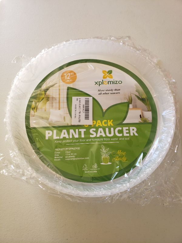 Photo 1 of 12 Inch Plant Saucer Pack of 6