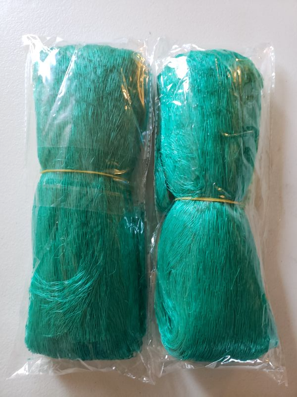 Photo 1 of 13 x 49 Feet Anti Bird Netting Green Garden Netting Protect Fruit and Vegetables from Birds and Animals Bonus 20 PCS Cable Ties  056 in Mesh
LOT OF 2 Packages