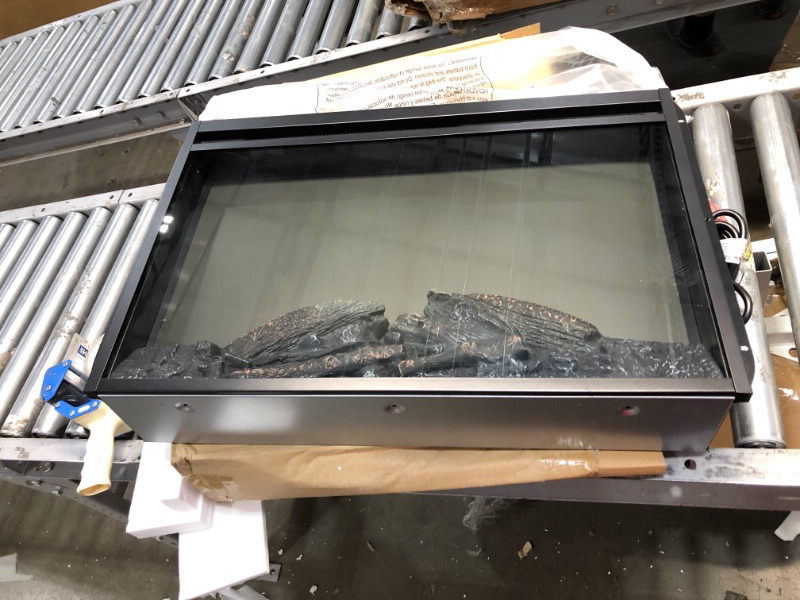 Photo 1 of 26 Electric Fireplace Insert with Touchpad Adjustment on Front and Remote