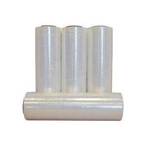 Photo 1 of 18 Stretch FilmWrap 1500 feet 7 Layers 80 Gauge Industrial Strength up to 800 Stretch 20 Microns Clear Cling Durable Adhering Packing Moving Packaging Heavy Duty Shrink Film Box of 4