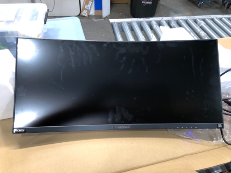 Photo 2 of Sceptre 30inch Curved Gaming Monitor 219 2560x1080 Ultra Wide Ultra Slim HDMI DisplayPort up to 200Hz Buildin Speakers Metal Black C305B200UN1