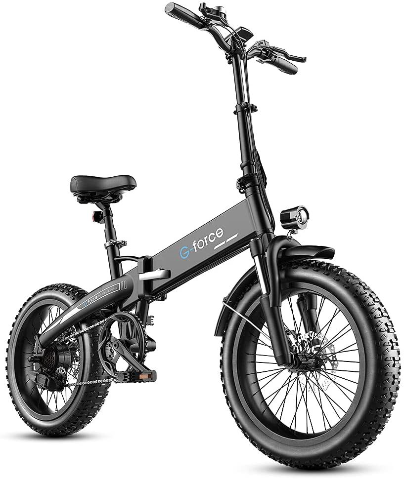 Photo 1 of GForce Folding Electric Bicycle 20inch 40 Fat tire Detachable Battery 7Speed Gear City Commuter Electric Bicycle