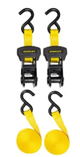 Photo 1 of 125 in x 16 ft  3000 lbs Break Strength Ratchet Straps 2Pack