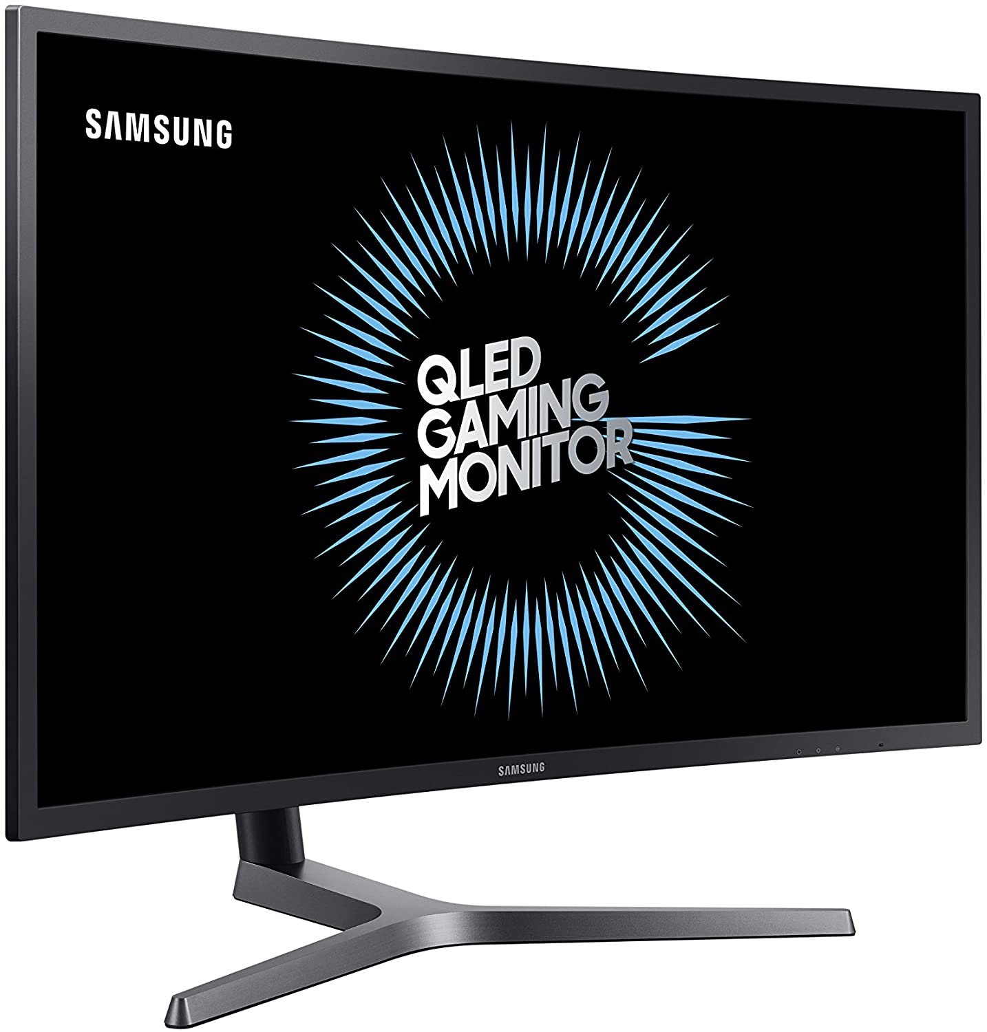 Photo 1 of SAMSUNG LC32HG70QQN C32HG70 32 HDR QLED 144Hz 1ms Curved Gaming Monitor with Freesync Dark Blue BlackMatt