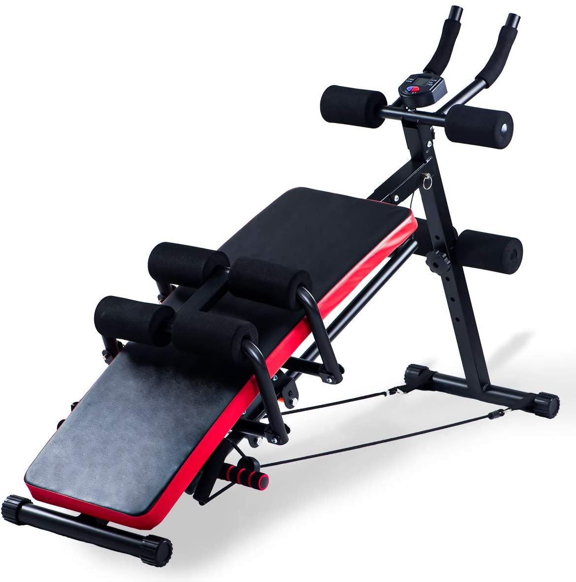 Photo 1 of KESHWELL Ab Workout MachineCore Abs Exercise Equipment for Home GymAdjustable Sit Up Bench Strength Training Abdominal CruncherFoldable Core WorkoutPREVIOUSLY OPEN