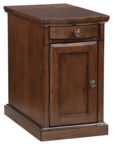 Photo 1 of Signature Design by Ashley Laflorn Traditional Chair Side End Table with 2 USB Ports and Outlets