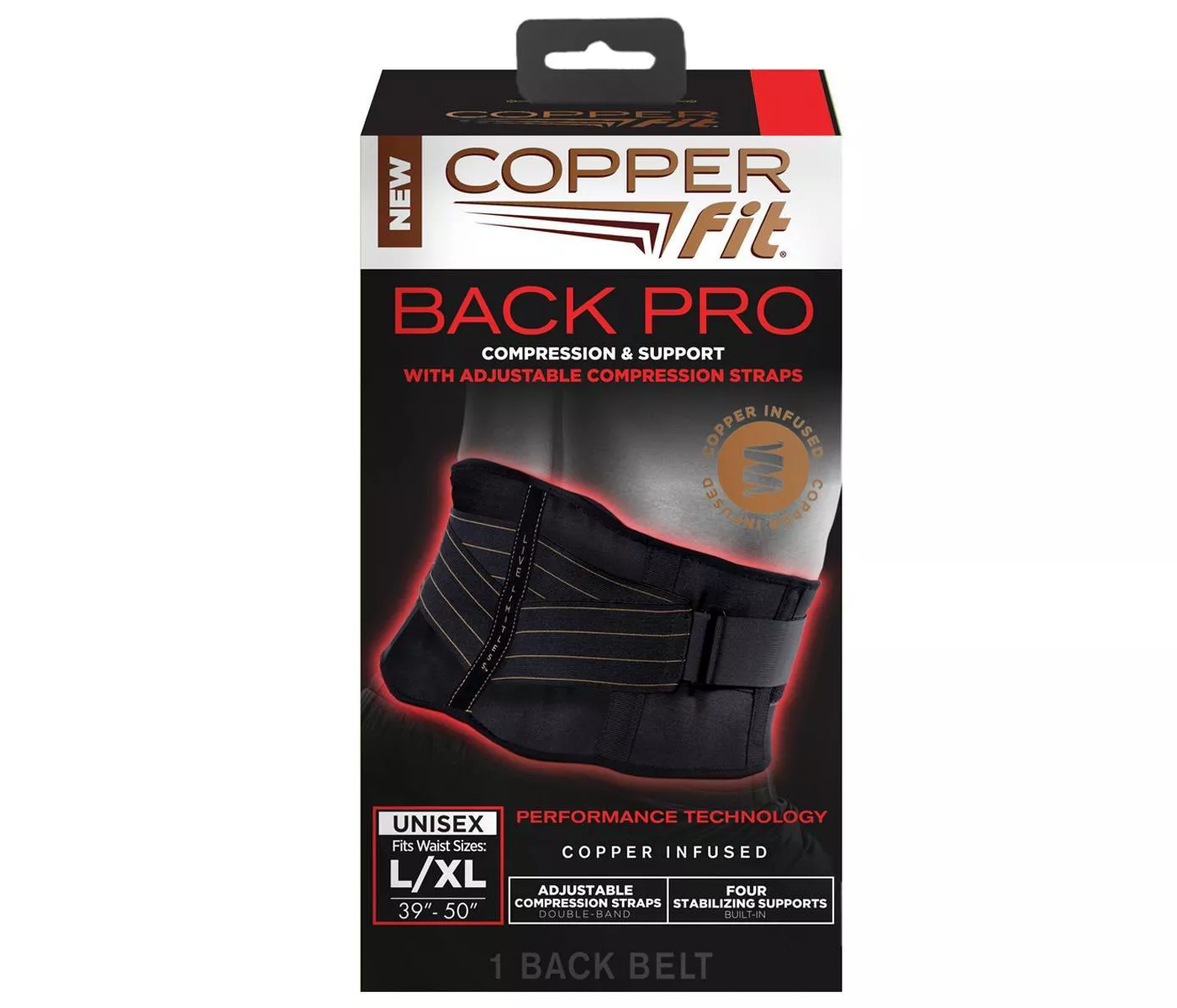 Photo 1 of As Seen On TV Copper Fit Adv Back Pro Waist 39 to 50 size L XL