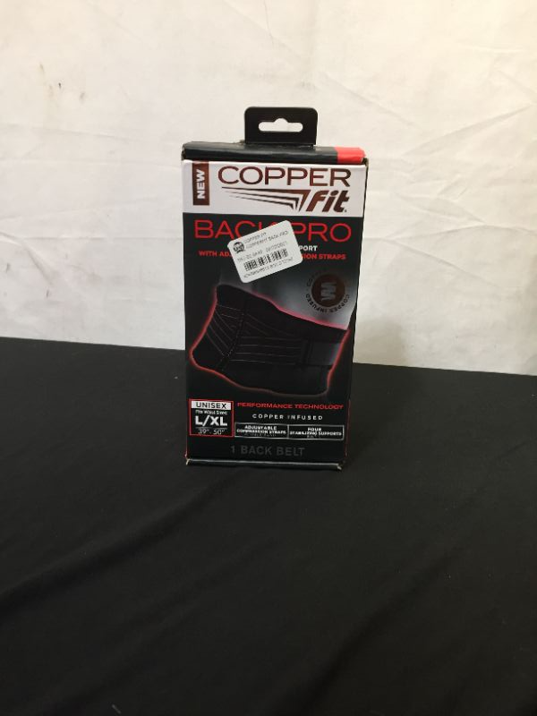 Photo 1 of As Seen On TV Copper Fit Adv Back Pro Waist 39 to 50 size L XL