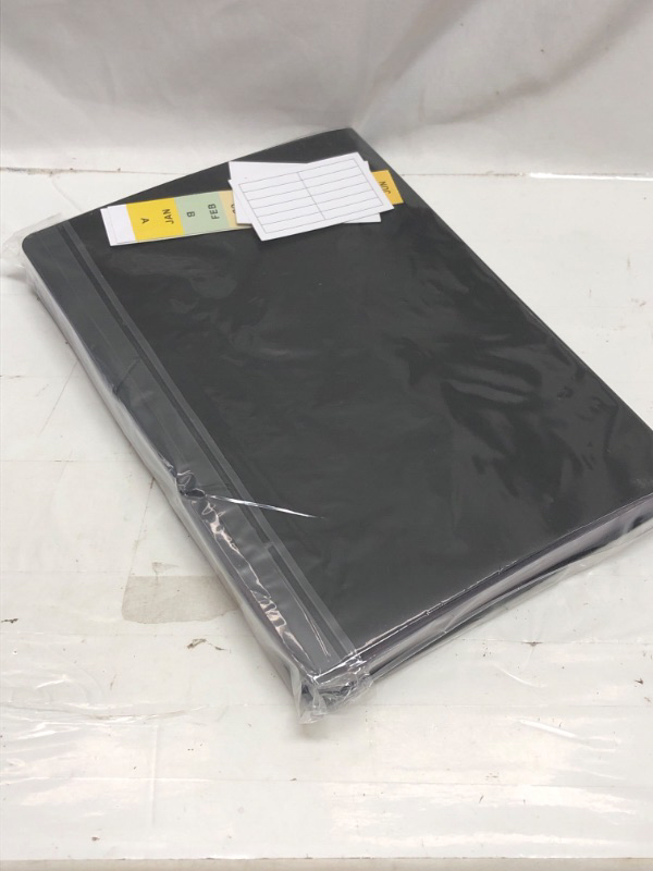 Photo 1 of 24 POCKET EXPANDING FILE FOLDER BLACK