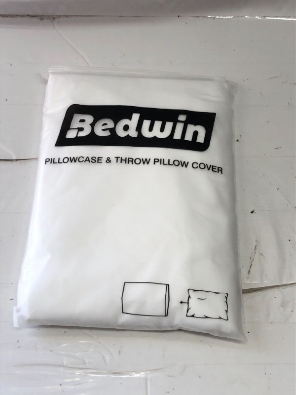 Photo 1 of 20 INCH X 30INCH PILLOW CASE WHITE