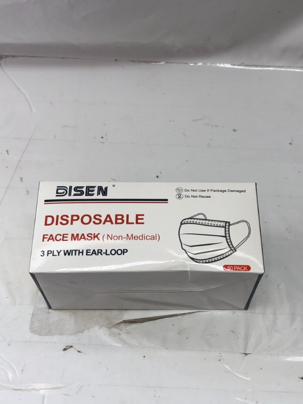 Photo 1 of 50 PACK DISPOSABLE MASKS