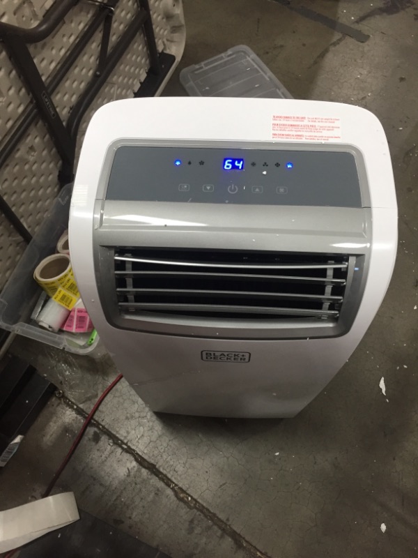 Photo 4 of BLACKDECKER BPACT14WT Portable Air Conditioner with Remote Control 7700 BTU DOE 14000 BTU ASHRAE Cools Up to 350 Square Feet White