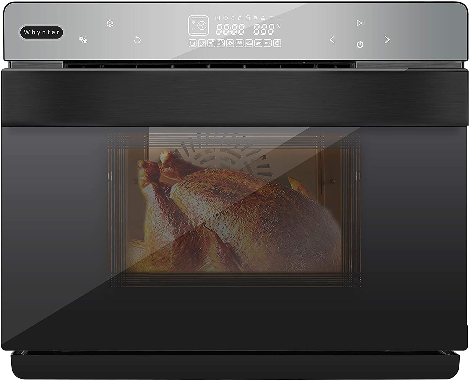 Photo 1 of Whynter TSO488GB Grande 40 Quart Capacity CounterTop MultiFunction Convection Steam Oven Black Stainless Steel