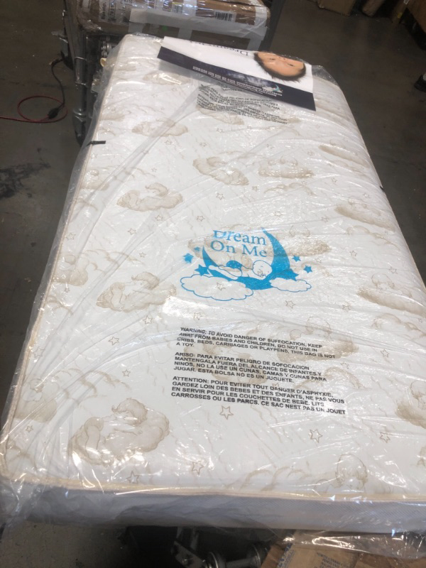 Photo 2 of Dream On Me Twilight 5 80 Coil Inner Spring Crib and Toddler Mattress I Greenguard Gold Certified I JPMA Certified