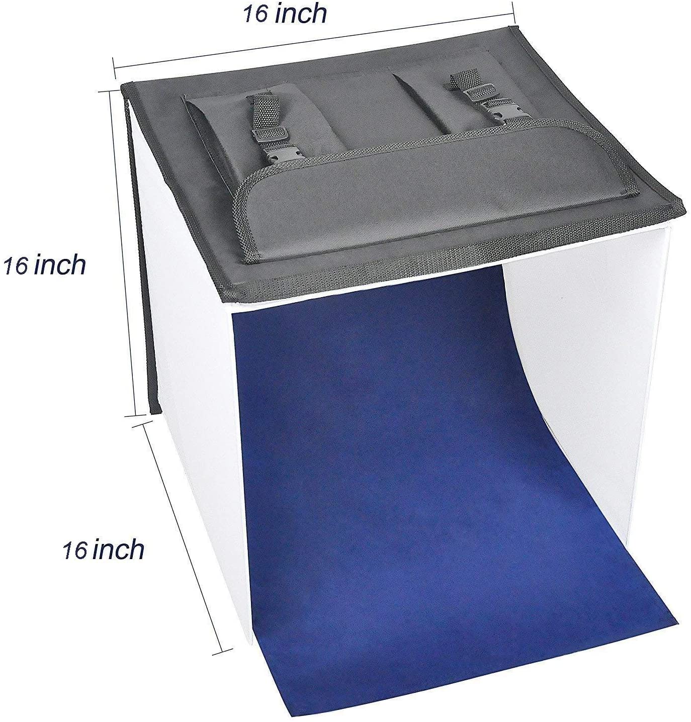 Photo 1 of Emart 16 x 16 Inch Lighting Photography Studio Box Kit Tabletop Photo Light Shooting Tent Portable Table Top Tripod Stand Holder for Phone
