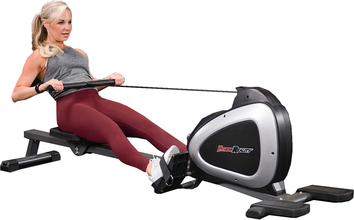 Photo 1 of Fitness Reality 1000 Plus Bluetooth Magnetic Rowing Rower with Extended Optional Full Body Exercises