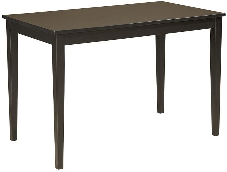 Photo 1 of Signature Design by Ashley Rectangular Dining Table in Dark Brown