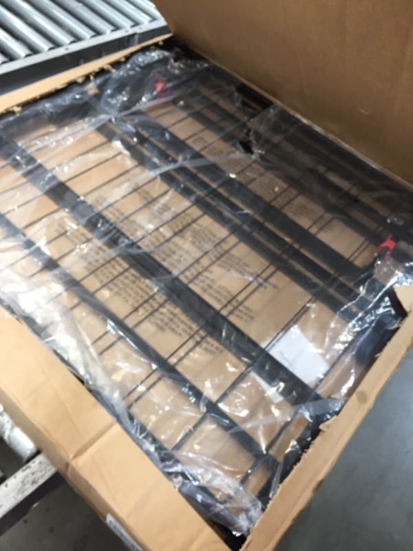 Photo 1 of Amazon Basics Foldable 14 Black Metal Platform Bed Frame with ToolFree Assembly No Box Spring Needed  Twin