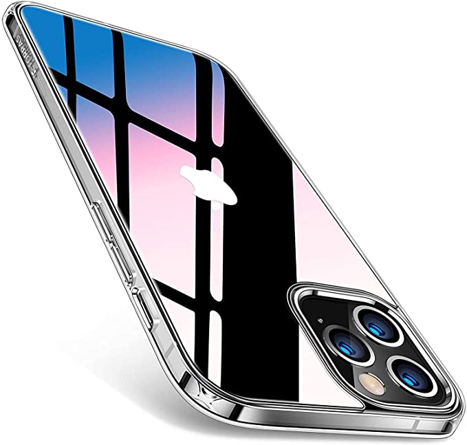 Photo 1 of TORRAS Diamonds Series Compatible for iPhone 12 Pro Max Case 5X Military Grade Shockproof Slim Thin Ultra Clear Hard Back  TPU Bumper Compatible for iPhone 12 Pro Max Phone Case Transparent