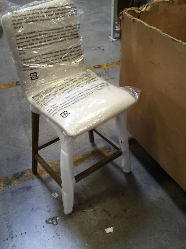 Photo 2 of Meares Armless Counter Height Barstool Beige  Project 62
