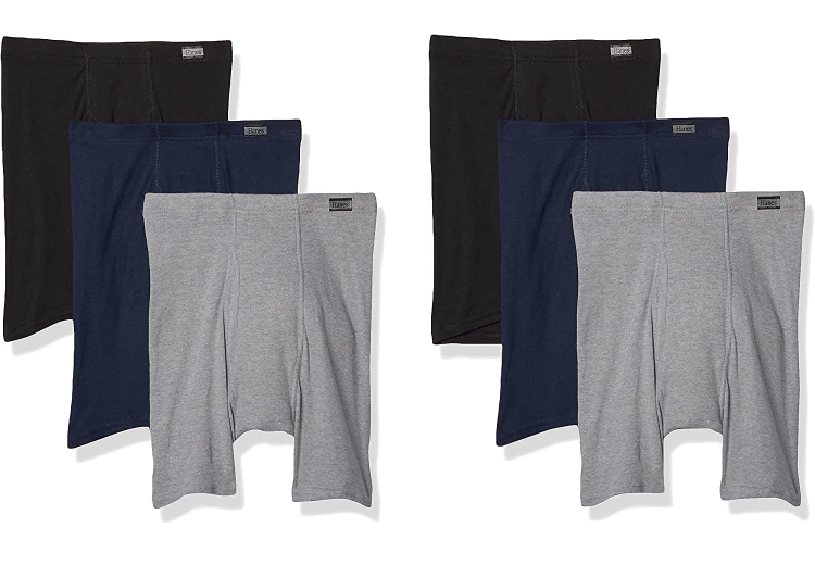 Photo 1 of Hanes mens Tagless Comfortsoft Waistband Boxer Briefs  Multiple Packs Available size XL