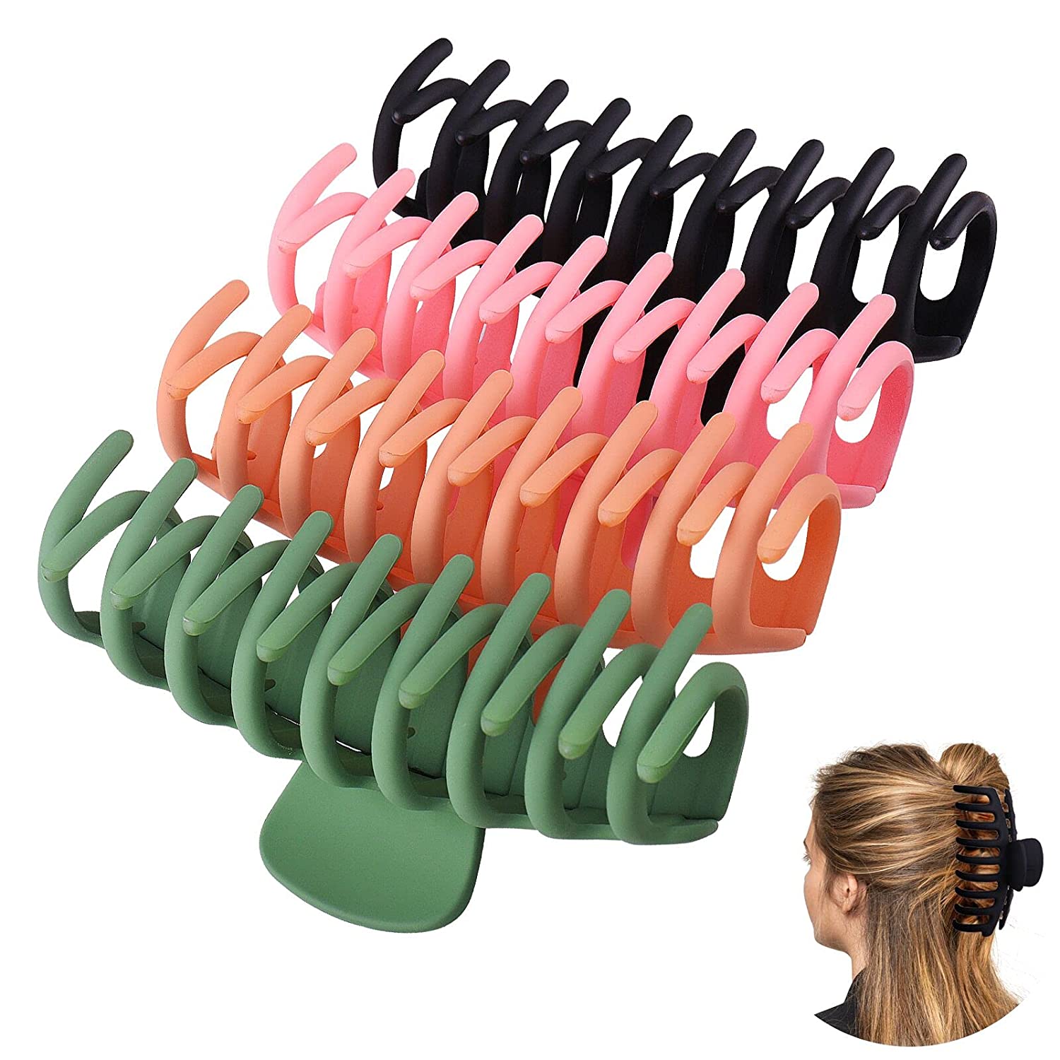 Photo 1 of 2 4 pack hair clips