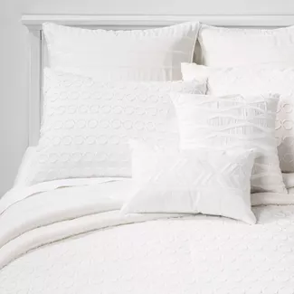 Photo 1 of 8pc Suffolk Comforter Set White  Threshold
KING